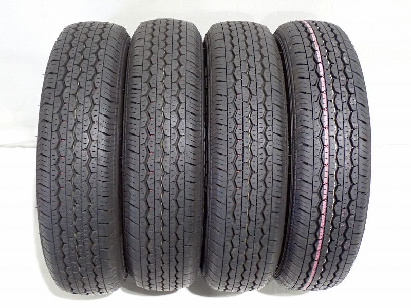 【中古】145/80R13 88/86N LT サマータイヤ 4本セット ブリヂストン RD-613 ( 13インチ )