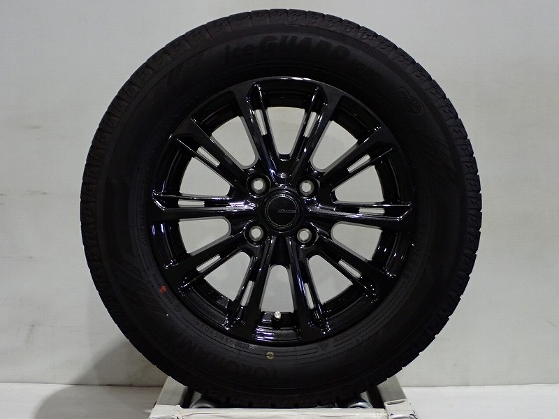 【中古】175/70R14 スタッドレスタイヤ アルミホイール 4本セット ヨコハマ アイスガードIG60 1450+39-4H100 ヨコハマ ミルアス ( 14インチ 175/70-14 )|ジェームス・リセールガレージ
