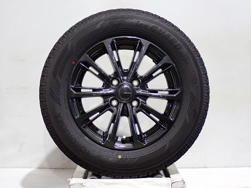 【中古】175/70R14 スタッドレスタイヤ アルミホイール 4本セット ヨコハマ アイスガードIG60 1450+39-4H100 ヨコハマ ミルアス ( 14インチ 175/70-14 )|ジェームス・リセールガレージ