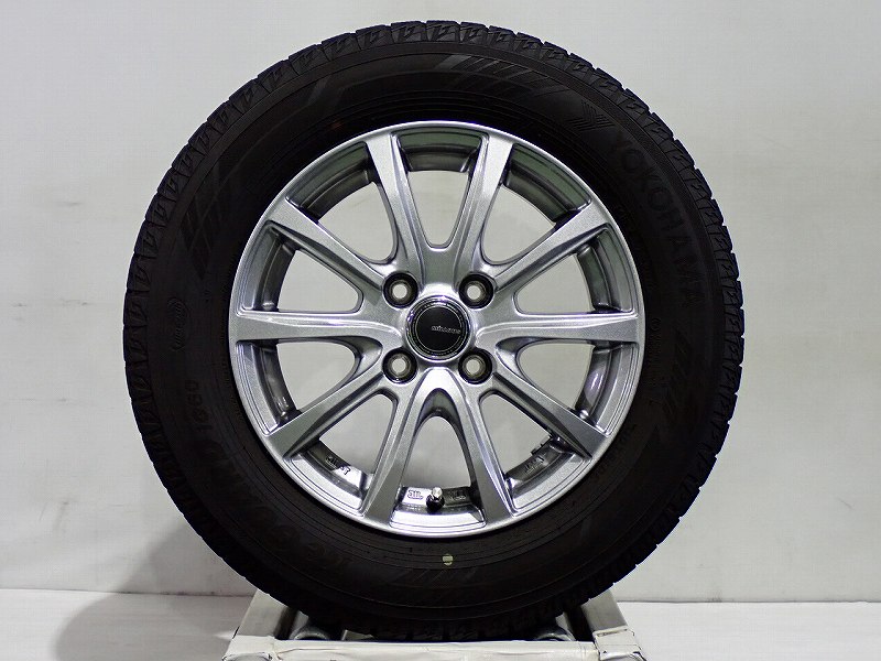 ｸｰﾎﾟﾝ12日終了!30%ｵﾌｸｰﾎﾟﾝ 【中古】175/70R14 スタッドレスタイヤ アルミホイール 4本セット ヨコハマ アイスガードIG60 1450+39-4H100 ヨコハマ ミルアス （ 14インチ 175/70-14 ）