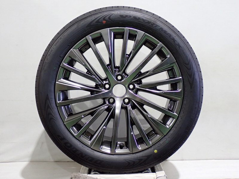14日20時スタート!5%オフクーポン 【中古】235/50R20 104V XL サマータイヤ アルミホイール 4本セット ダンロップ SP SPORT MAXX 060 2080+35-5H114.3 レクサス RZ(XEBM15) ( 20インチ )
