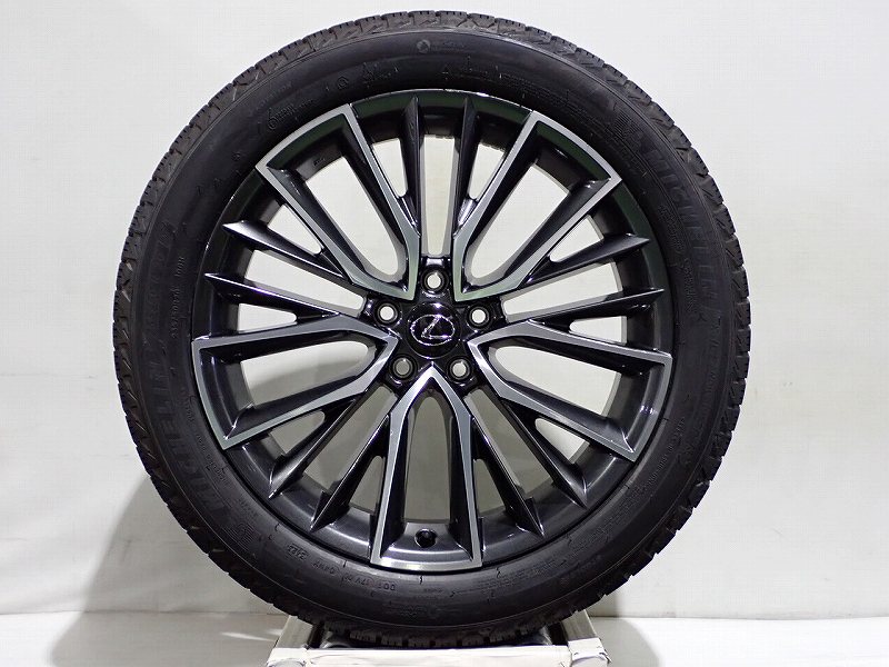 235/50R20 スタッドレスタイヤ アルミホイール 4本セット ミシュラン XアイススノーSUV 2075+35-5H114.3 レクサスNX(20系)純正 （ 20インチ アウトレット 未使用 純正 235/50-20 ）｜ジェームス・リセールガレージ