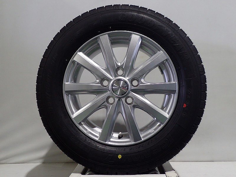 195/65R15 スタッドレスタイヤ アルミホイール 4本セット グッドイヤー アイスナビ7 1560+43-5H114.3 ウェッズ ラブリオンRS-01 ( 15インチ アウトレット 未使用 195/65-15 )|ジェームス・リセールガレージ