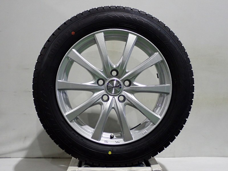 【トヨタ車用】 195/60R17 スタッドレスタイヤ アルミホイール 4本セット グッドイヤー アイスナビ8 1765+39-5H114.3 ウェッズ ラブリオンRS-01 （ 17インチ アウトレット 未使用 純正 ST 195/60-17 ）｜ジェームス・リセールガレージ