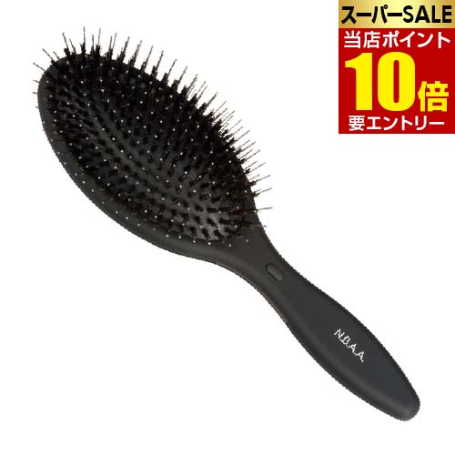 \店内全品ポイント10倍/※要エントリー N.B.A.A. ブロークッションブラシ 大 ブラック(NB-BC4) ブラシ 櫛