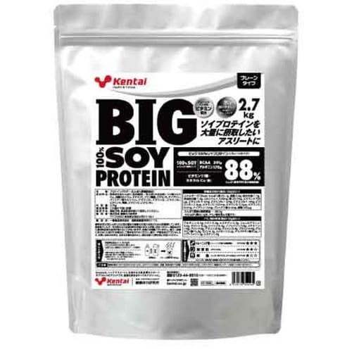 Kentai BIG100% ソイプロテイン プレーンタイプ 2.7kgケンタイ 健康体力研究所 ソイプロテイン SOY プロテイン たんぱく質 大豆プロテイン 大容量店内全品ポイント10倍※要エントリー|いい肌発信!美・サイエンス