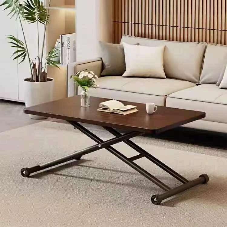 テーブル 昇降式 ガス圧昇降式テーブル 90/120×60cm/80cm 高さ調節 ブラウン ナチュラル 大理石調 おしゃれ シンプル 昇降テーブル ダイニングテーブル|JOJO STORE店