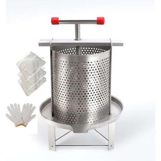 蜂蜜 圧搾機 蜜 絞り 機 蜂蜜分離器 養蜂器具 遠心分離機 蜂蜜抽出器 絞り器 手動 脱水機 ジューサー 手動 圧搾機｜JOJO　STORE店