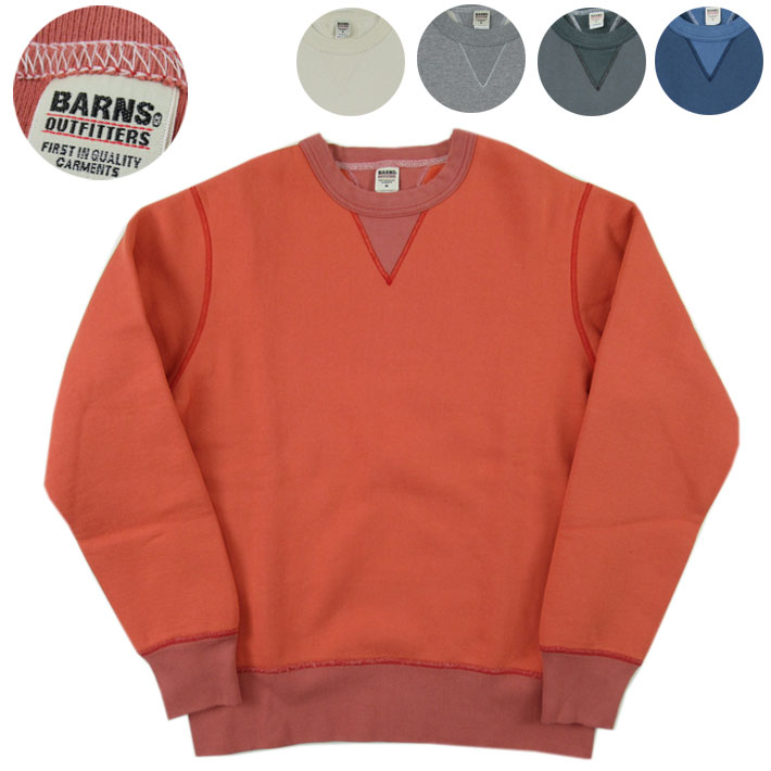 楽天市場】BARNS バーンズ ヴィンテージ 両V スウェット 4本針