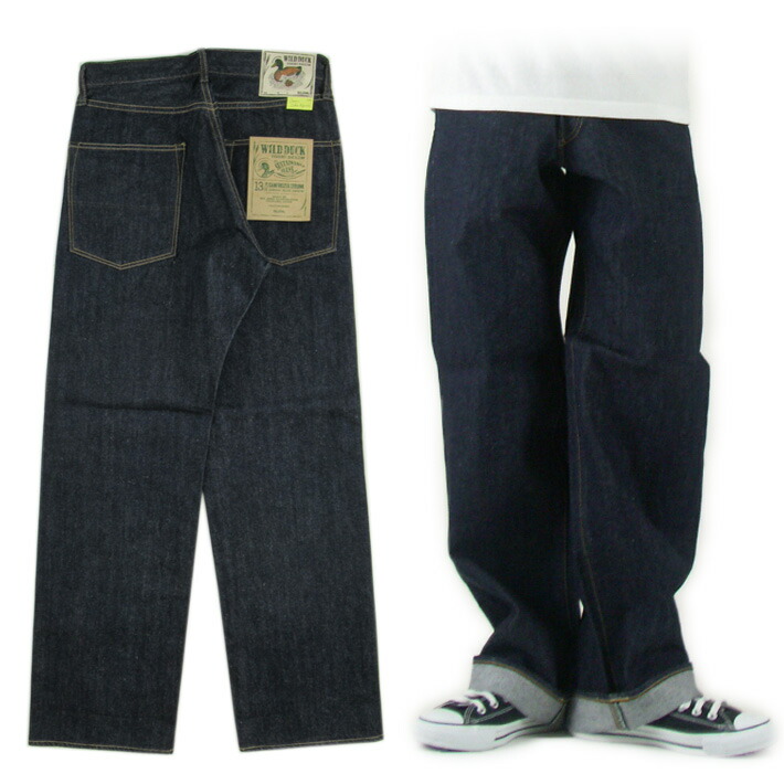 BIGJOHN 13.5薬局衡オンス YOSHIDENIM WILD DUCK JEANS M1011RC