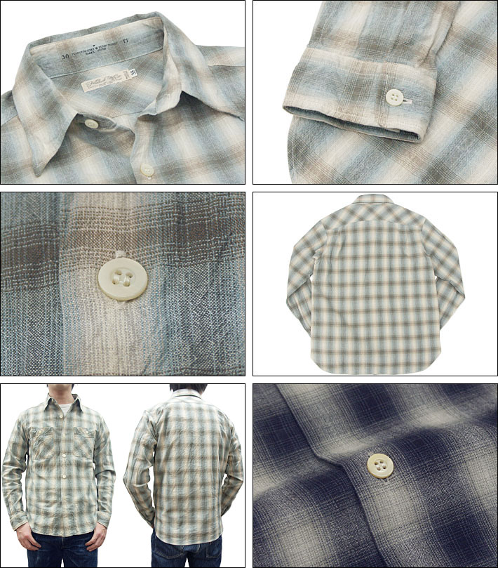 【楽天市場】FULLCOUNT フルカウント 4813 OMBRAY CHECK SHIRTS オンブレー チェックシャツ FULL