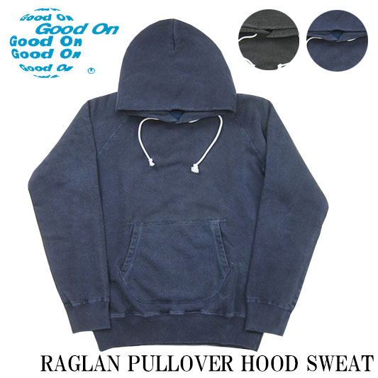 Good On グッドオン プルオーバー スウェットパーカー RAGLAN PULLOVER HOOD SWEAT GOBW1203P