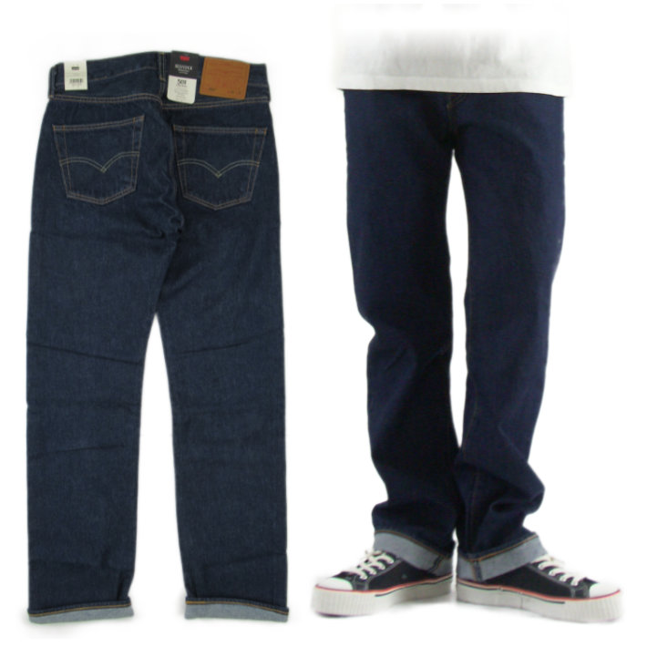 リーバイス 501 ボタンフライ ストレートジーンズ セルビッジリンス Levi's 00501-3683