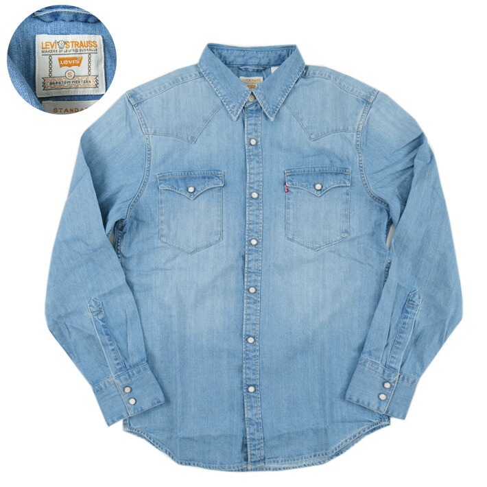 楽天市場】Levi's リーバイス バーストゥー ウェスタンシャツ