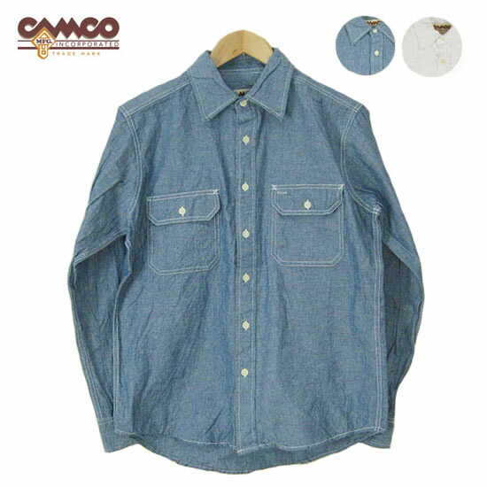 CAMCO カムコ シャンブレー 長袖プルオーバー