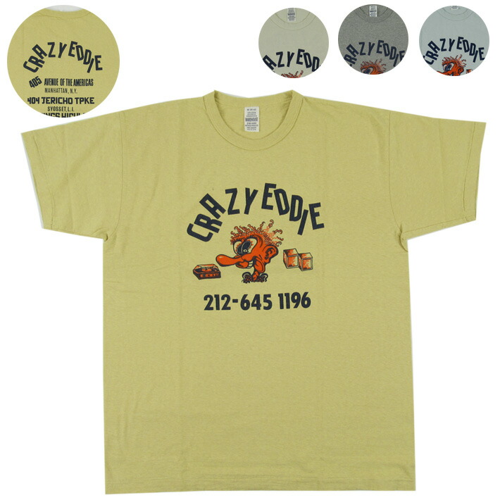 【楽天市場】WAREHOUSE ウエアハウス Lot.4064 Tシャツ CRAZY EDDIE：カジュアルショップJOE