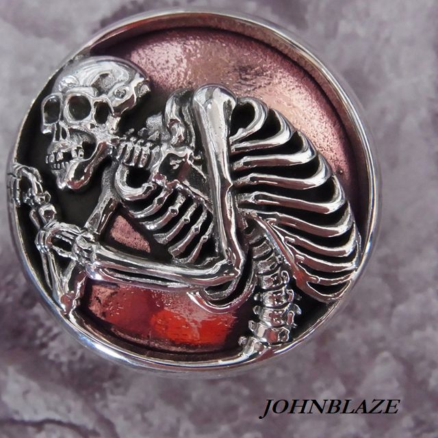 楽天市場】ドロップハンドル ネジ式 シルバ－925製 スカルボーン