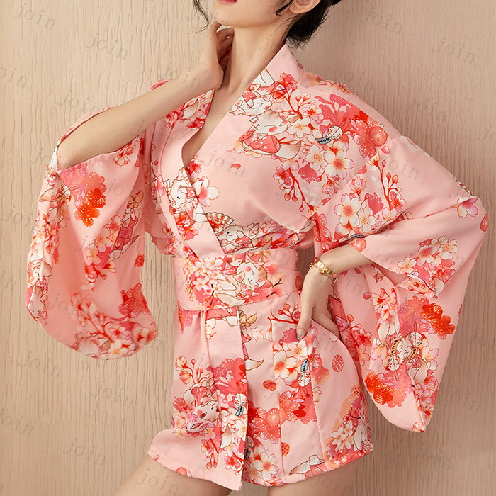 楽天市場】コスプレゆかた 花柄 可愛い コスプレゆかた レディース