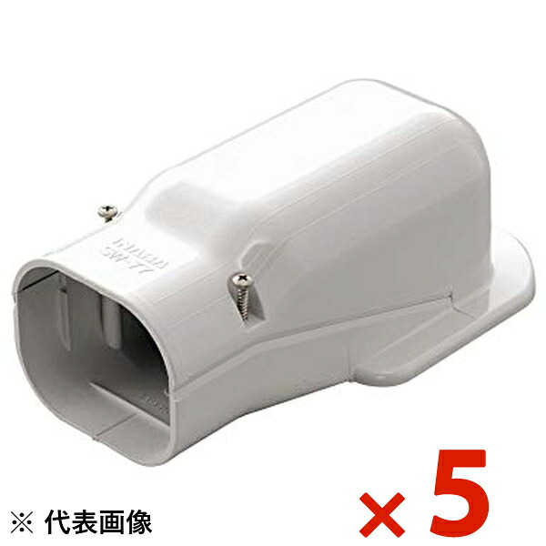 INABA 因幡電工 スリムダクトSD ウォールコーナー ホワイト 5個セット SW140W SW-140-W 【まとめ買い特価】