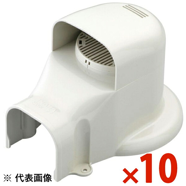 INABA 因幡電工 スリムダクトSD ウォールコーナー換気式 大口径用 アイボリー 10個セット SWX77LI SWX-77L-I 【まとめ買い特価】
