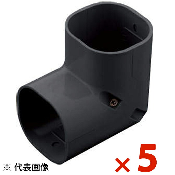 INABA 因幡電工 スリムダクトSD 立面コーナー90° ブラック 5個セット SC140K SC-140-K 【まとめ買い特価】