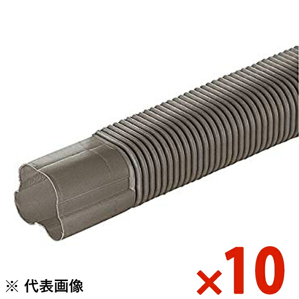 INABA 因幡電工 スリムダクトSD フリーコーナー ブラウン 10個セット SF100800B SF-100-800-B 【まとめ買い特価】