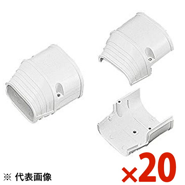 INABA 因幡電工 スリムダクトSD 端末カバー ホワイト 20個セット SEN100W SEN-100-W 【まとめ買い特価】