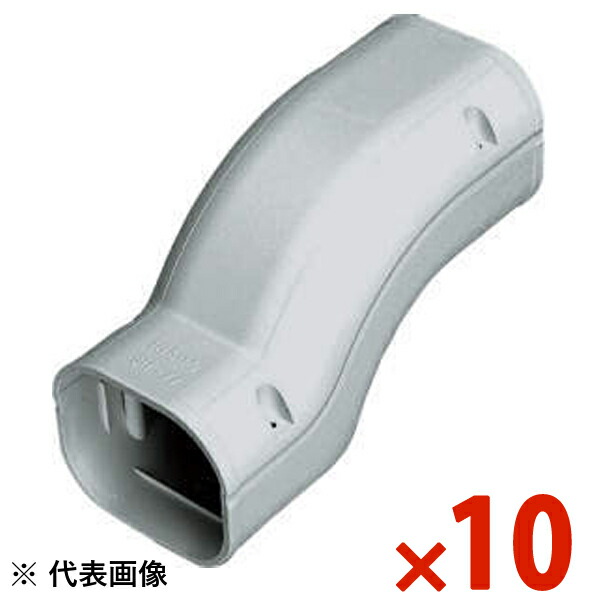 INABA 因幡電工 スリムダクトSD 段差継手 グレー 10個セット SIF100G SIF-100-G 【まとめ買い特価】