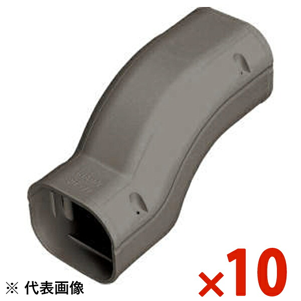 INABA 因幡電工 スリムダクトSD 段差継手 ブラウン 10個セット SIF100B SIF-100-B 【まとめ買い特価】