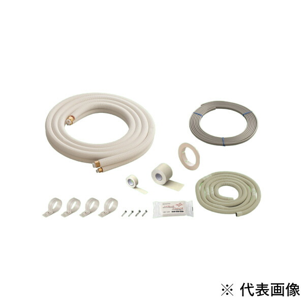 【在庫限り】関東器材 2分3分 ペアコイル 電線入り 部品入り 5m 5P-203SP 【配管セット】