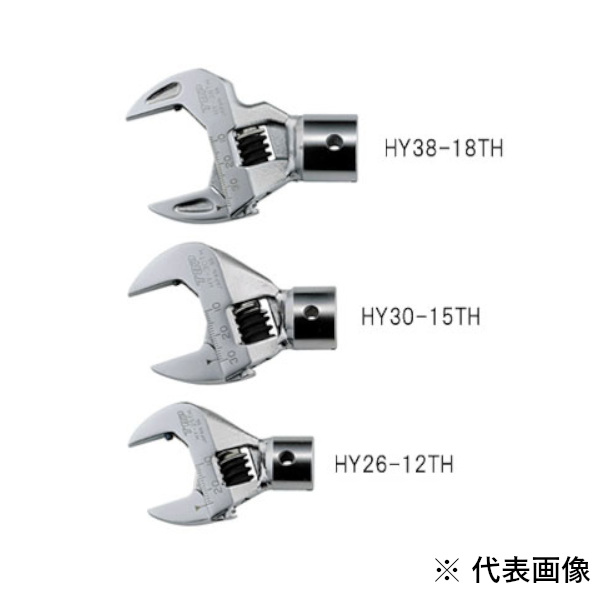 TOP・トップ工業 モンキ形トルクヘッド 目盛付 HY38-18TH【3925056】｜電材ドットコム店