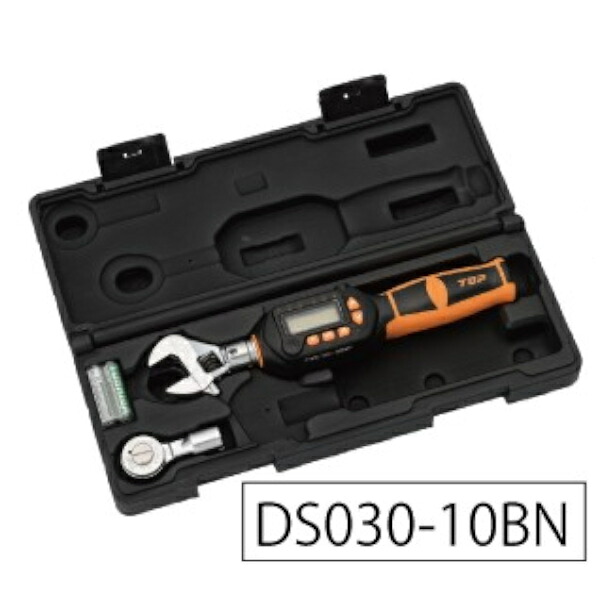 TOP・トップ工業 モンキ/ラチェット形デジタルトルクレンチセット DS030-10BN 【7225873】