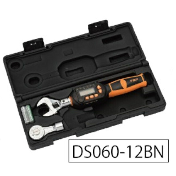 TOP・トップ工業 モンキ/ラチェット形デジタルトルクレンチセット DS060-12BN【7225881】