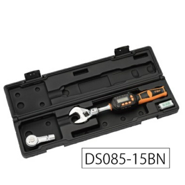 TOP・トップ工業 モンキ/ラチェット形デジタルトルクレンチセット DS085-15BN【7225890】