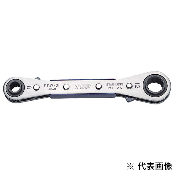 TOP・トップ工業 ４サイズ板ラチェットレンチ PRW-7S 【1479077】
