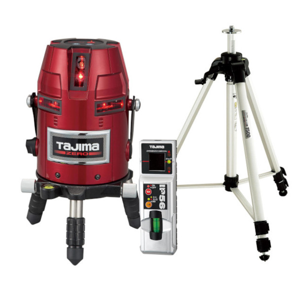 TAJIMA タジマ レーザ墨出し器 無しKJC 受光器・三脚架書き割り ZERO-KJCSET