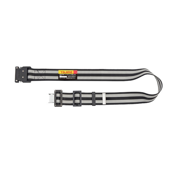 TAJIMA タジマ 胴ベルト アルミワンタッチバックル M ボーダー白 BWM125-BWH【1680037】