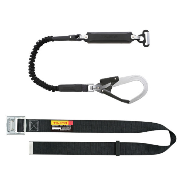 タジマ　胴ベルト用 蛇腹縦型L1 スチールベルトM B1SMJR-TL1BK タジマ 胴ベルト用 蛇腹縦型L1 スチールベルトMセット B1SMJR