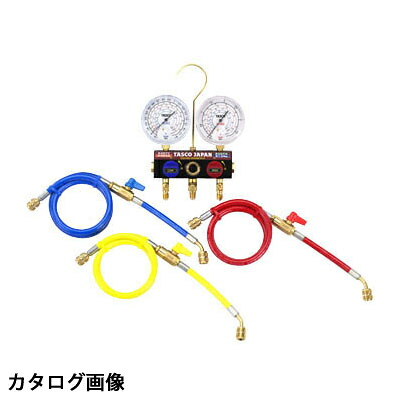 【7/27 8:59まで！P3倍】TASCO イチネンタスコ ボールバルブ式ゲージマニホールド TA124KV｜電材ドットコム店
