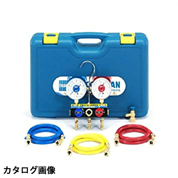 【4/10 8:59まで！P3倍】TASCO イチネンタスコ マニホールドセット チャージバルブ付 TA15DA