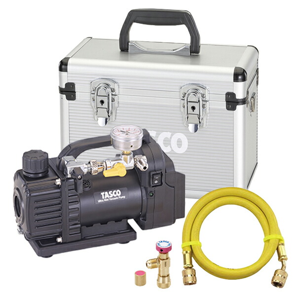 TASCO イチネンタスコ デュアル型ウルトラミニ真空ポンプ 5点セット TA150ZM-1/TA142MK/TA132AF-3/TA166ZA/TA150CS-21