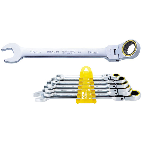 TOP・トップ工業 首振りラチェットコンビセット FRC-6000 【3691578】