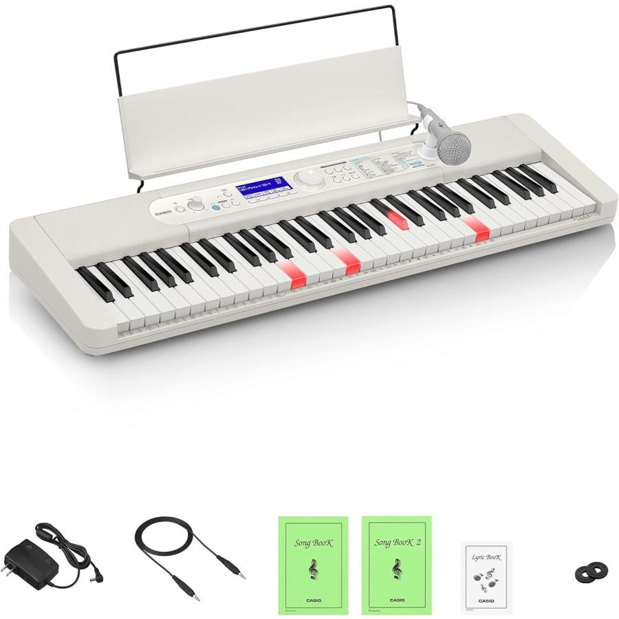 ◆新品未開封品◆カシオ(CASIO)光ナビゲーション陰電子鍵盤 LK-520 LK520 (白いこと) 61鍵盤楽器 タッチレスポンス付き添い人 か細いひな型◆4971850315179◆