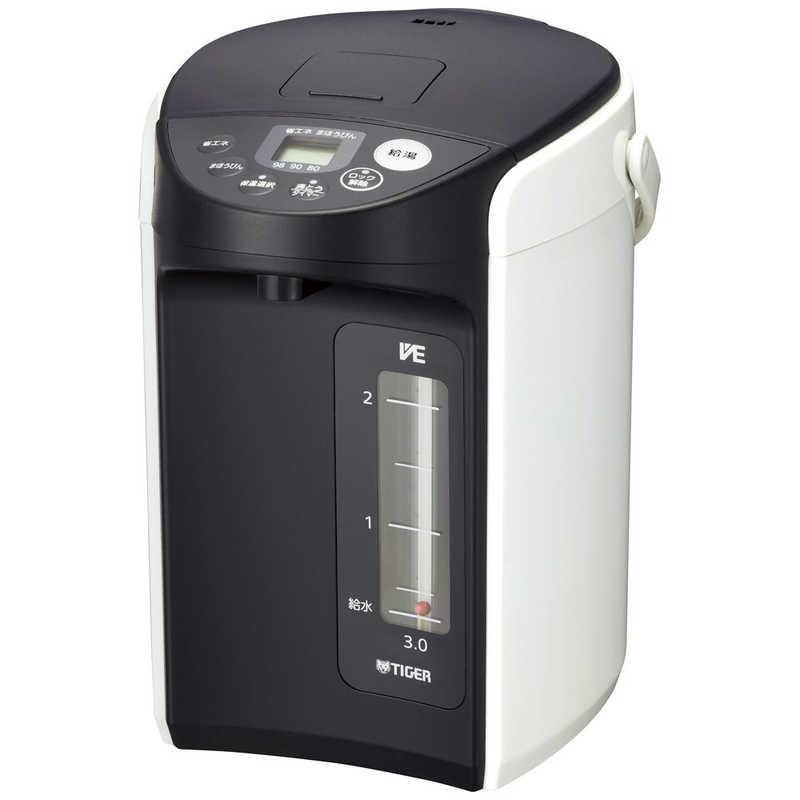 ◆新品未開封品◆タイガー PIQ-A301W TIGER VE 電気まほうびん とく子さん 3.0L ホワイト 蒸気セーブ機能つき◆4904710434581◆｜ジョイントカンパニー