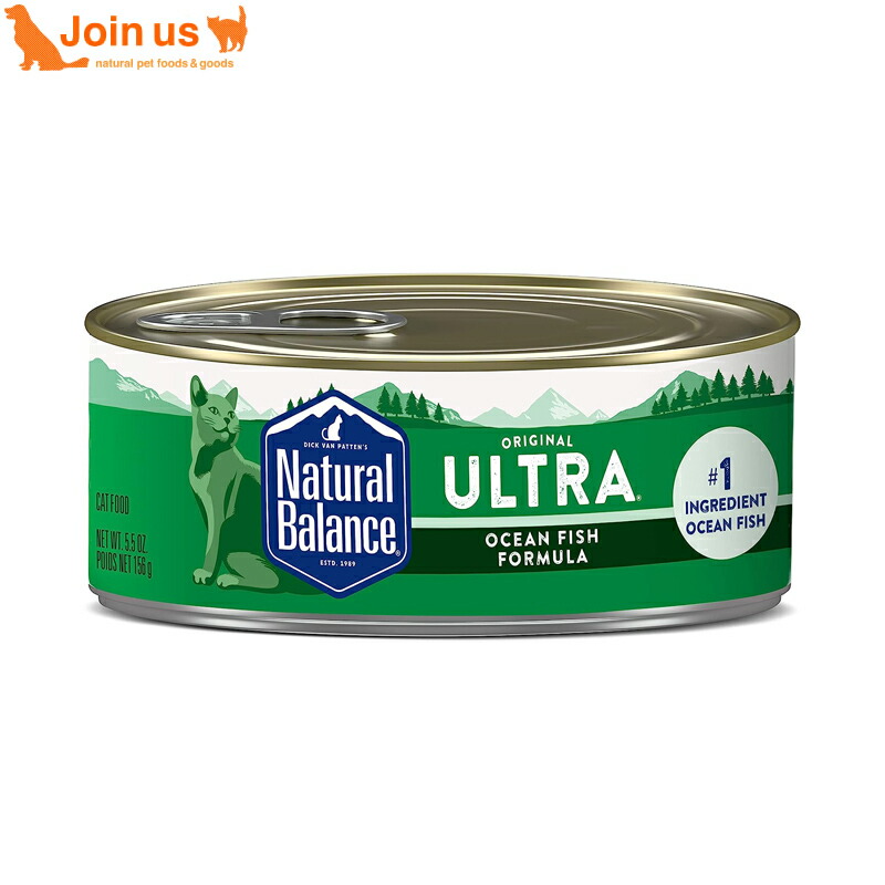 【楽天市場】ナチュラルバランス オーシャンフィッシュ 猫 ウェット缶キャットフード 156g/5.5オンス【ポイント10倍】 無添加 ウェット
