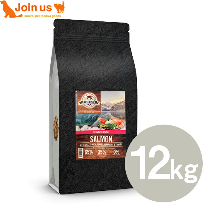 フィッシュワン 百貨店ボンネット65 グレインフリー スコティッシュサーモン 年がしら 中粒 12kg ＜禾穀類不当てはめる＞ ドッグフード 【尖んがり10倍】≪お取り寄せ商いもの≫ ＜返品不可商いもの＞