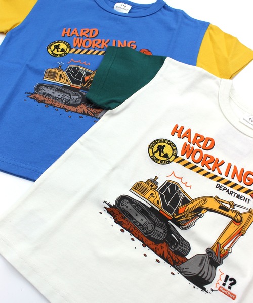 セール♡　ハンドメイド　子供服　コクーンTシャツ　100㎝ maffon 車柄 35777.jpg