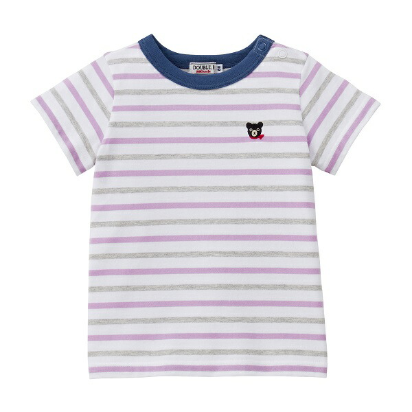 ダブルＢ　ボーダーTシャツ 楽天市場】ミキハウス ダブルb（柄ボーダー）（Tシャツ