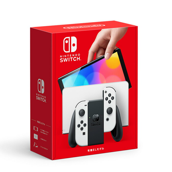 超美品 Nintendo Switch 有機ELモデル Joy-Con L R ホワイト HEG-S