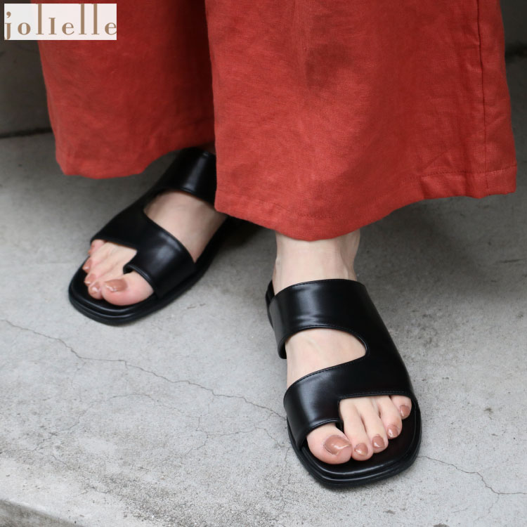 総締宙返り合皮サンダル 拇指 サム輪 火箸 サンダル 法令踵 平坦 合皮 韓国流行り物 Jolielle サムループ合皮サンダル 親指 サムリング トング サンダル ローヒール フラット 合皮 韓国ファッション Jolielle Fakenhamacademynorfolk Org